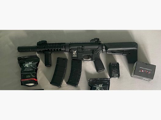 Softair Gewehr (AEG Automatic Electric Gun) Delta Armory Model AR15/416