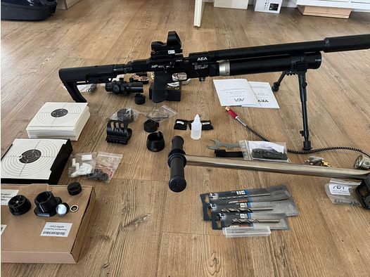 Airgun HPMAX Mk2 kaum benutzt mit div. Zubehör 
