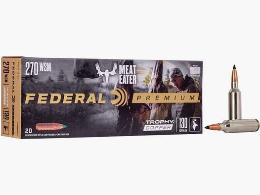 Federal Premium Trophy Copper .270 WSM 130GR 20 cartuchos