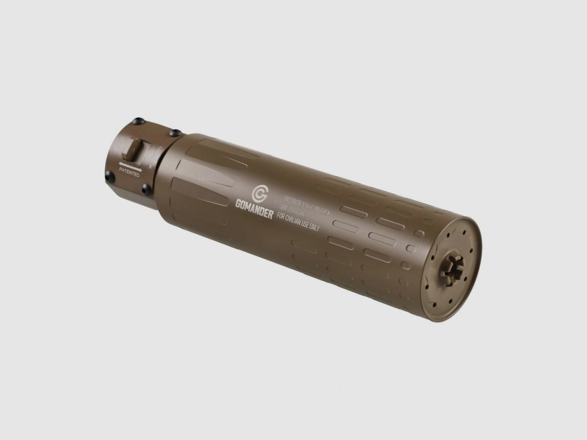 Tłumik do broni Gomander QD 5.56/223 FDE, zdjęcie 1 z 7