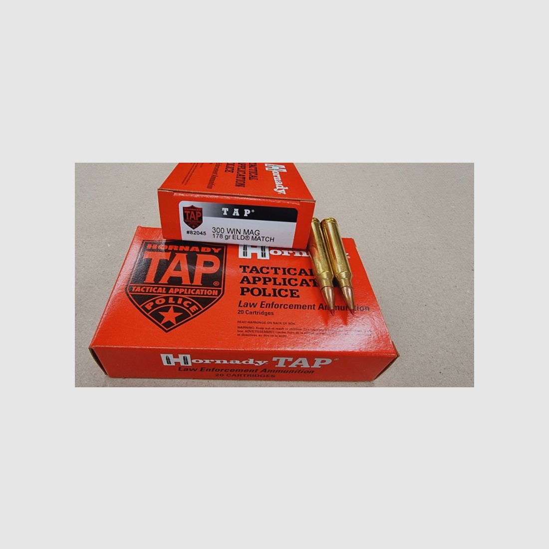 .300WinMag/178grs ELD Match TAP Hornady No. 82045 20 stk