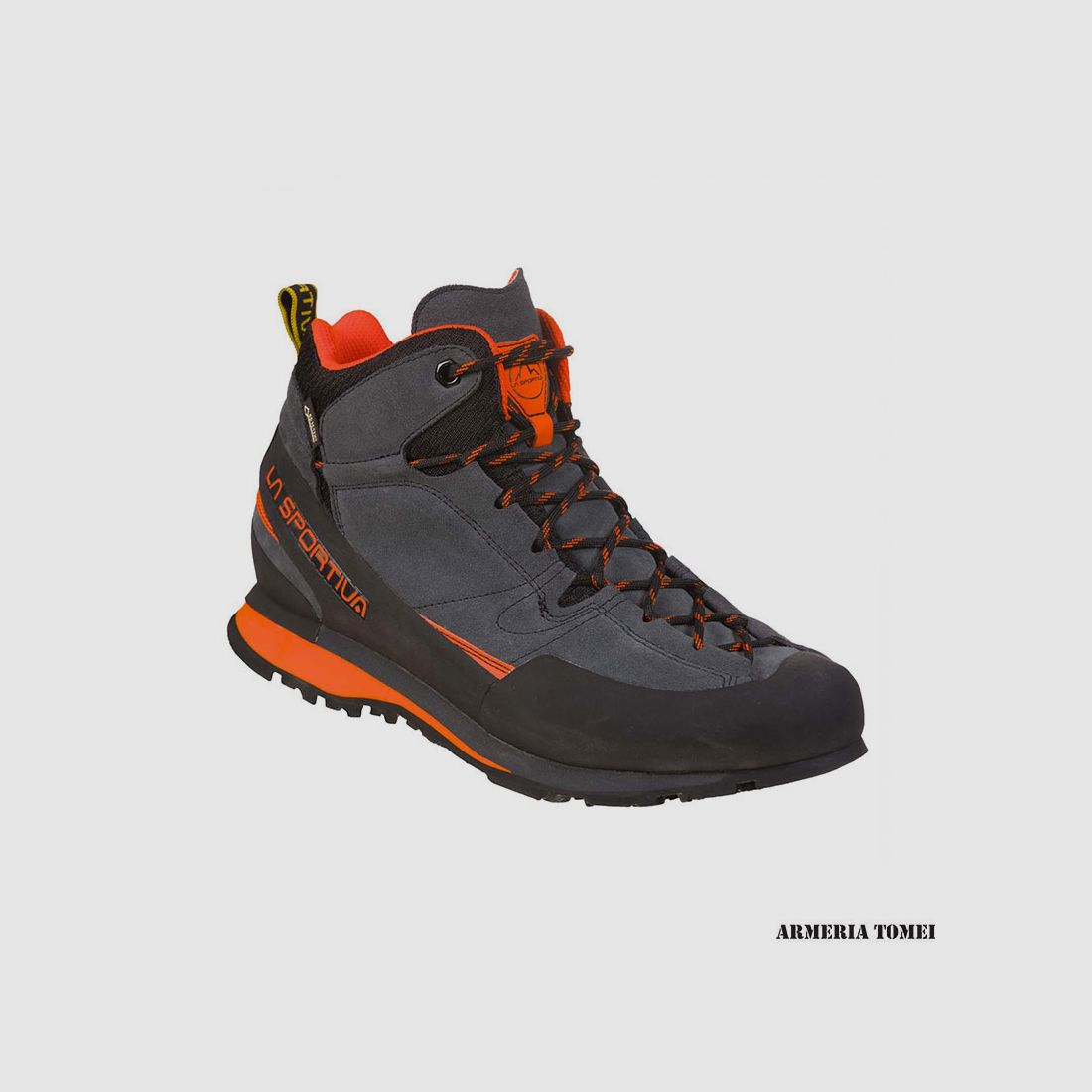 SCARPONI – LA SPORTIVA – BOULDER X MID GTX Carbon/Flame, image 1 of 6