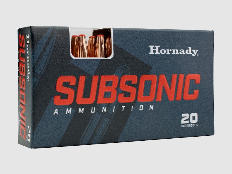 Hornady Subsonic .45-70 Govt. 410GR Sub-X 20 Patronen