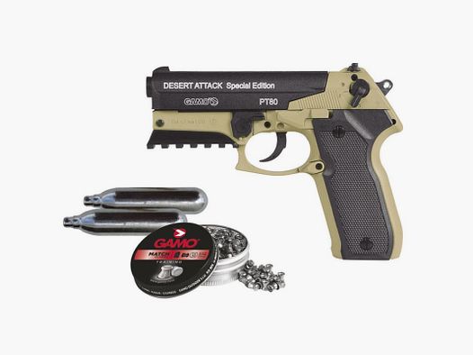 CO2-Pistole Gamo PT-80 Desert Attack