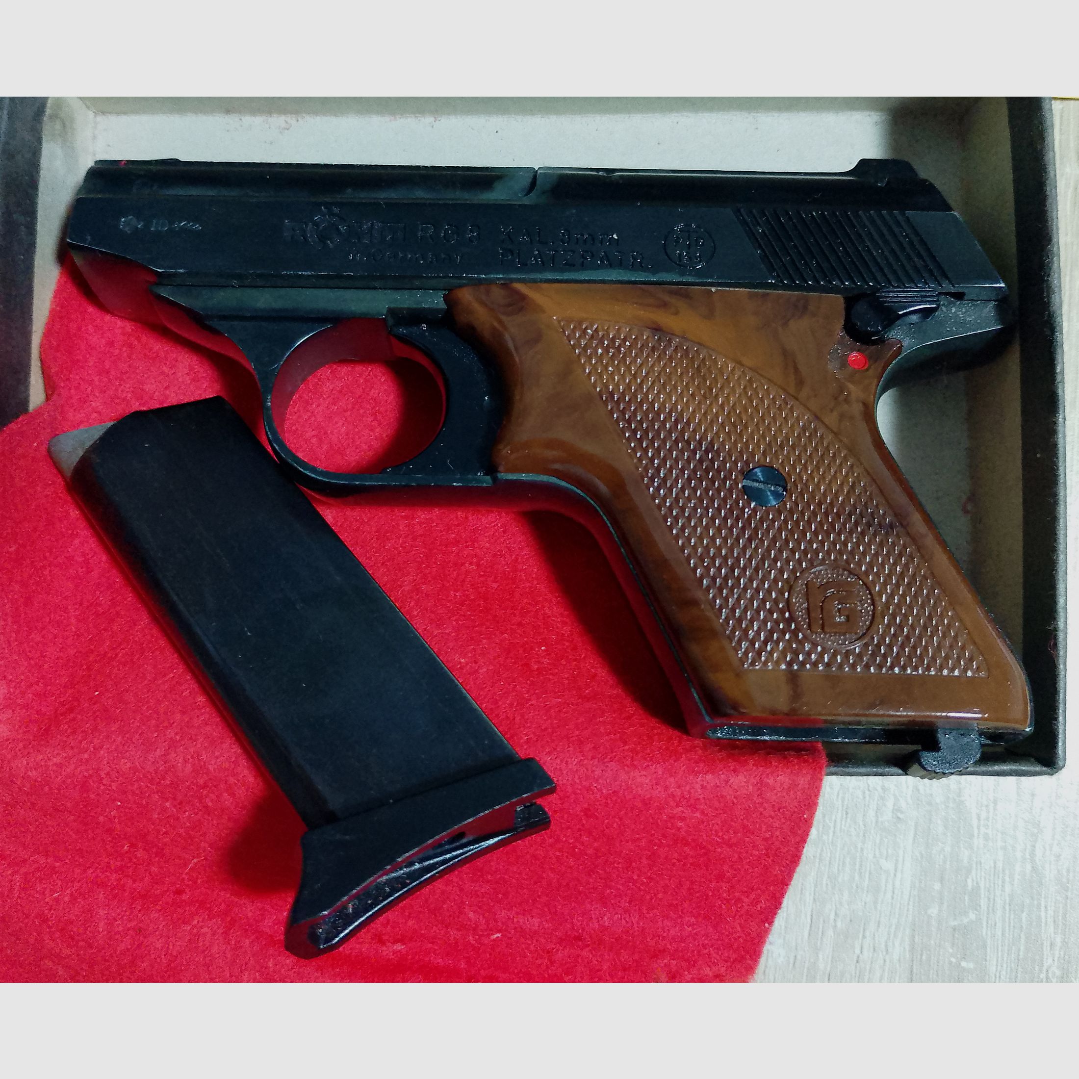 Seltene Röhm RG 8 im Kaliber 8 mm Knall/ PTB 154 mit OVP!