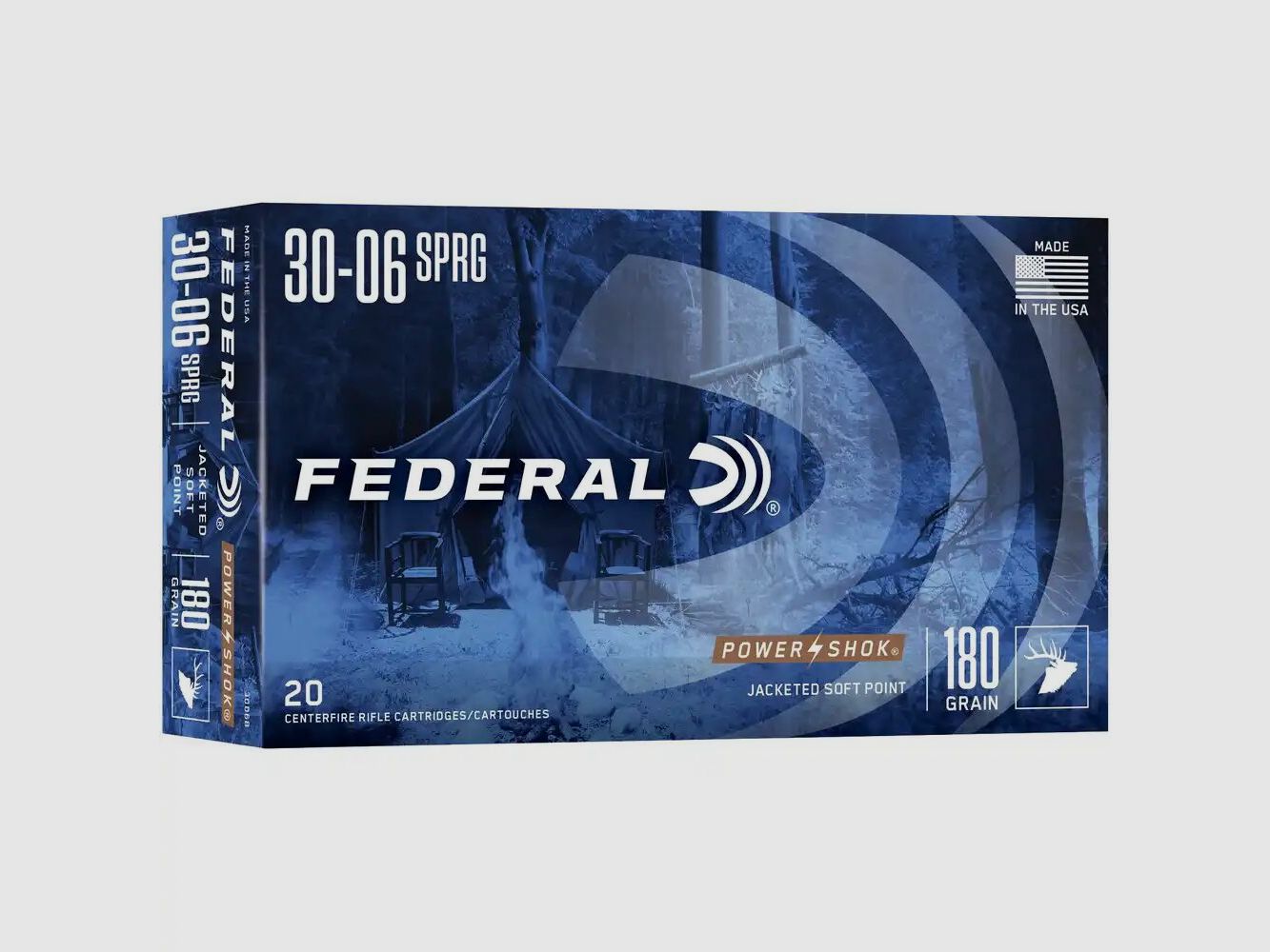 Federal Ammunition Power Shok - Tlm - 180grs - 20 pcs