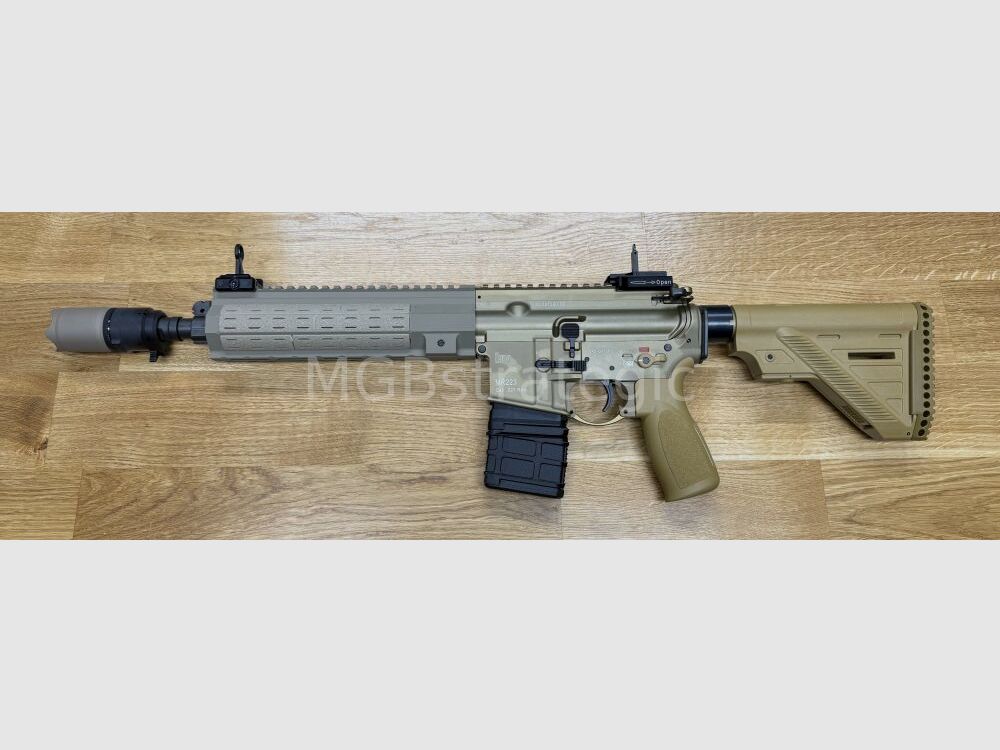 sportlich zugelassen! H&K MR223 A3 11" Lauf halbautom. Büchse .223Rem - Heckler & Koch - viel Zubehör in BKA Beurteilung zugelassen! zivile Version H&K 416 G95