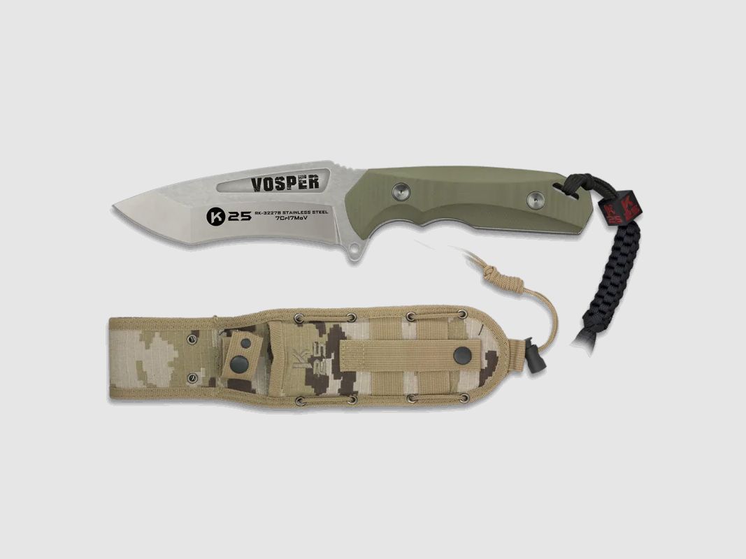 NÓŻ MARTINEZ ALBAINOX KNIFE K25 VOSPER COYOTE 32278, zdjęcie 2 z 2