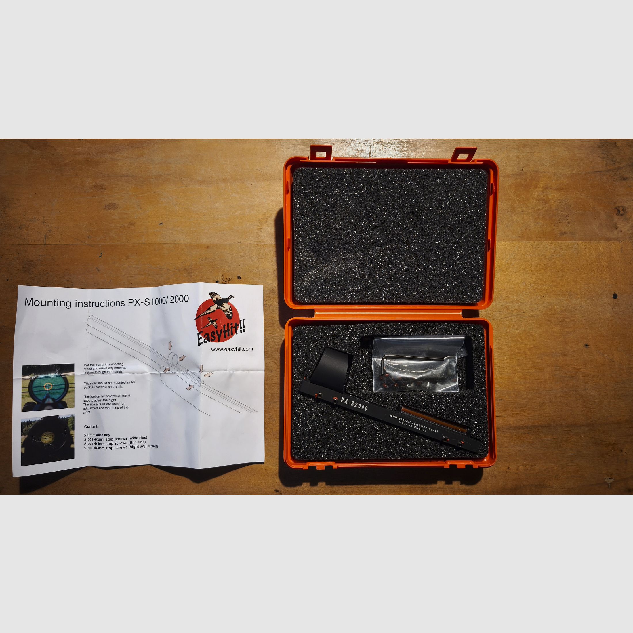 Flintenlaufvisier EasyHit  PX-S2000 RD
