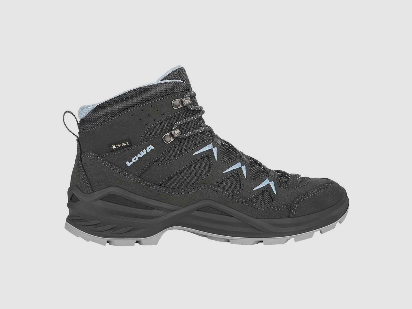 LOWA Sirkos Evo GTX MID Ws Anthracite/ Ice Blue
