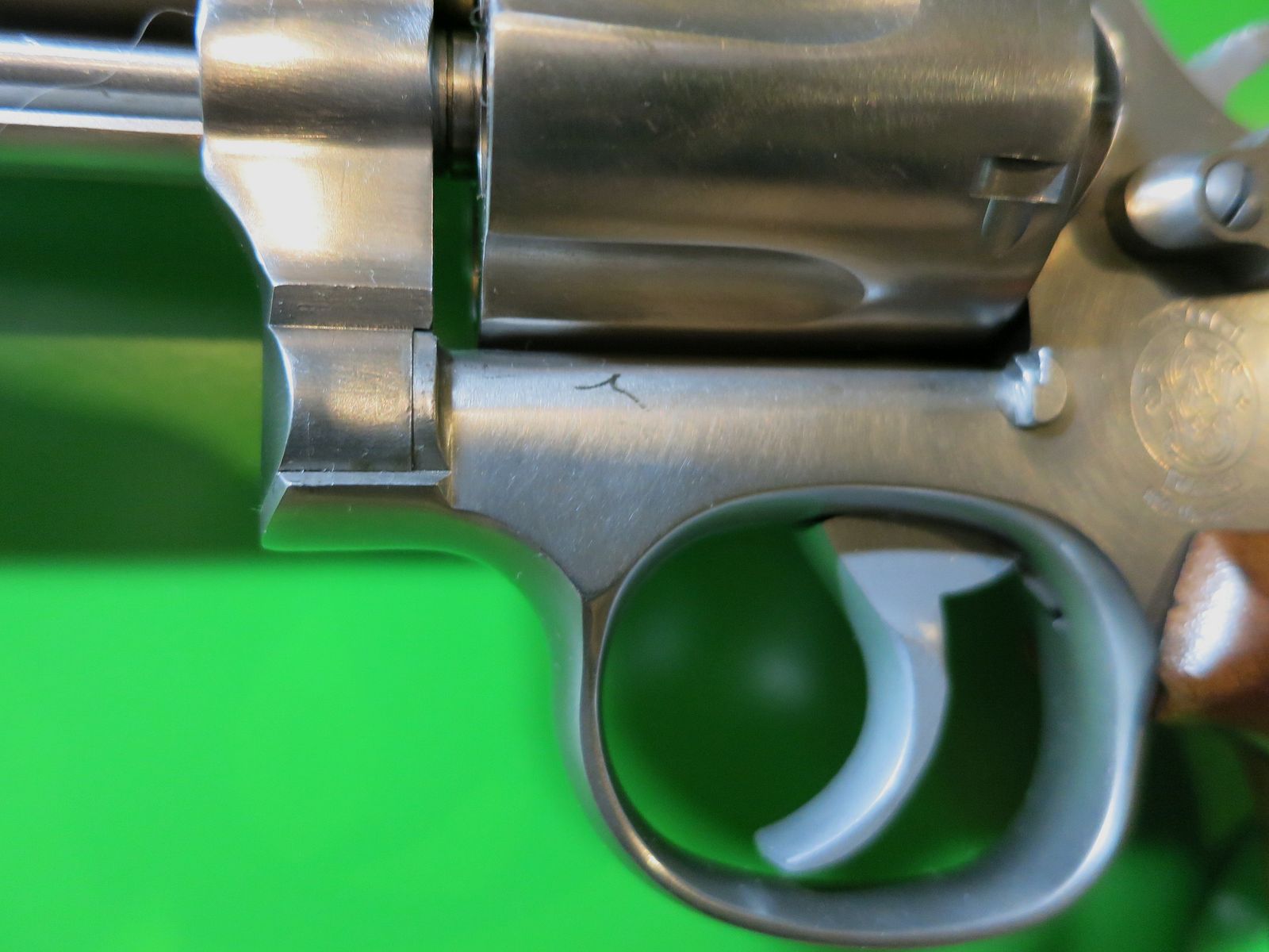 Revolver, SMITH&WESSON, Mod. 686-1 , .357 Magnum, 6" Lauf,  Edelstahl-Version (stainless)    #71-