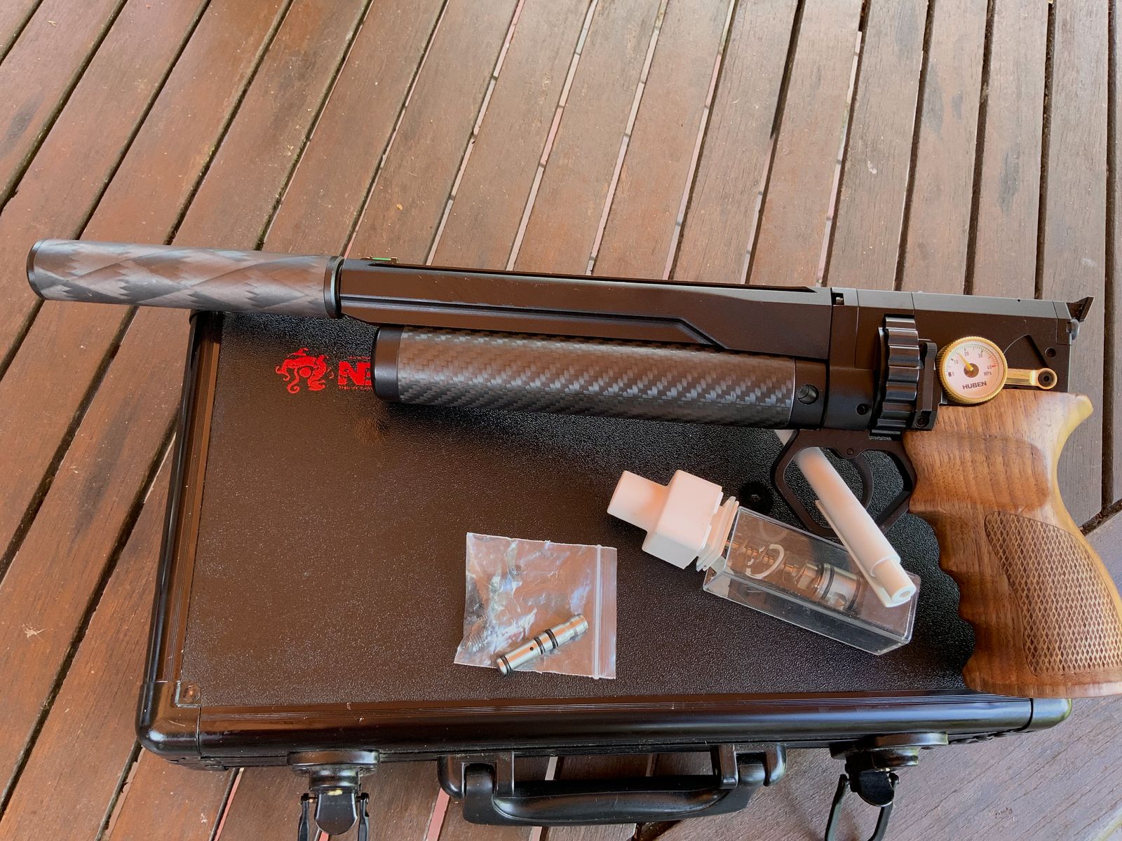PCP Luftpistole Huben GK 1Pressluftpistole