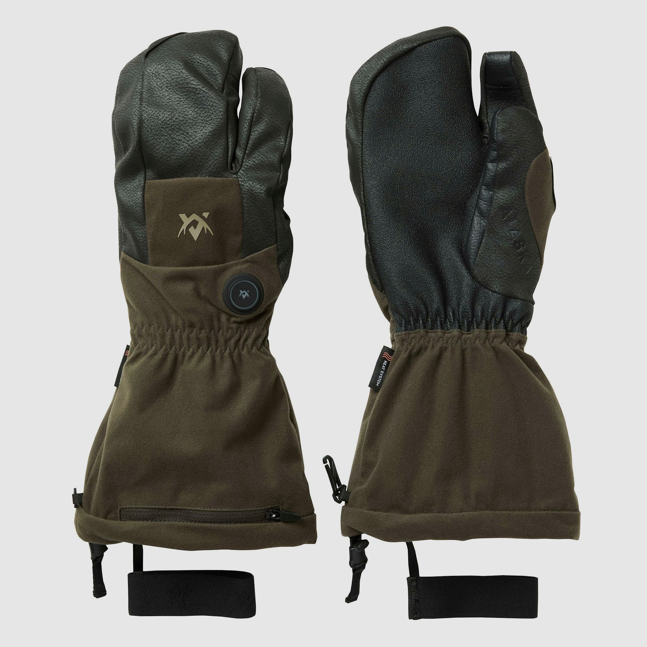 Alaska 1795 Heat System Handschuhe Solid Brown 12