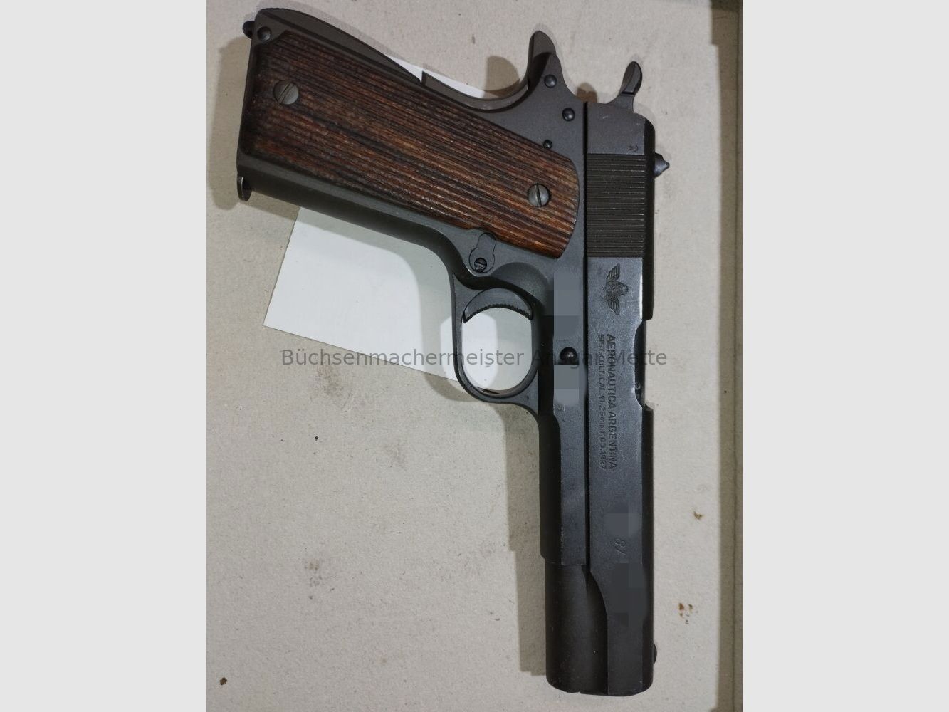 1911er Argentino DGFM MOD. 1927 – “AERONAUTICA ARGENTINA” MOD. 1927 – “AERONAUTICA ARGENTINA” argentinische Luftwaffe