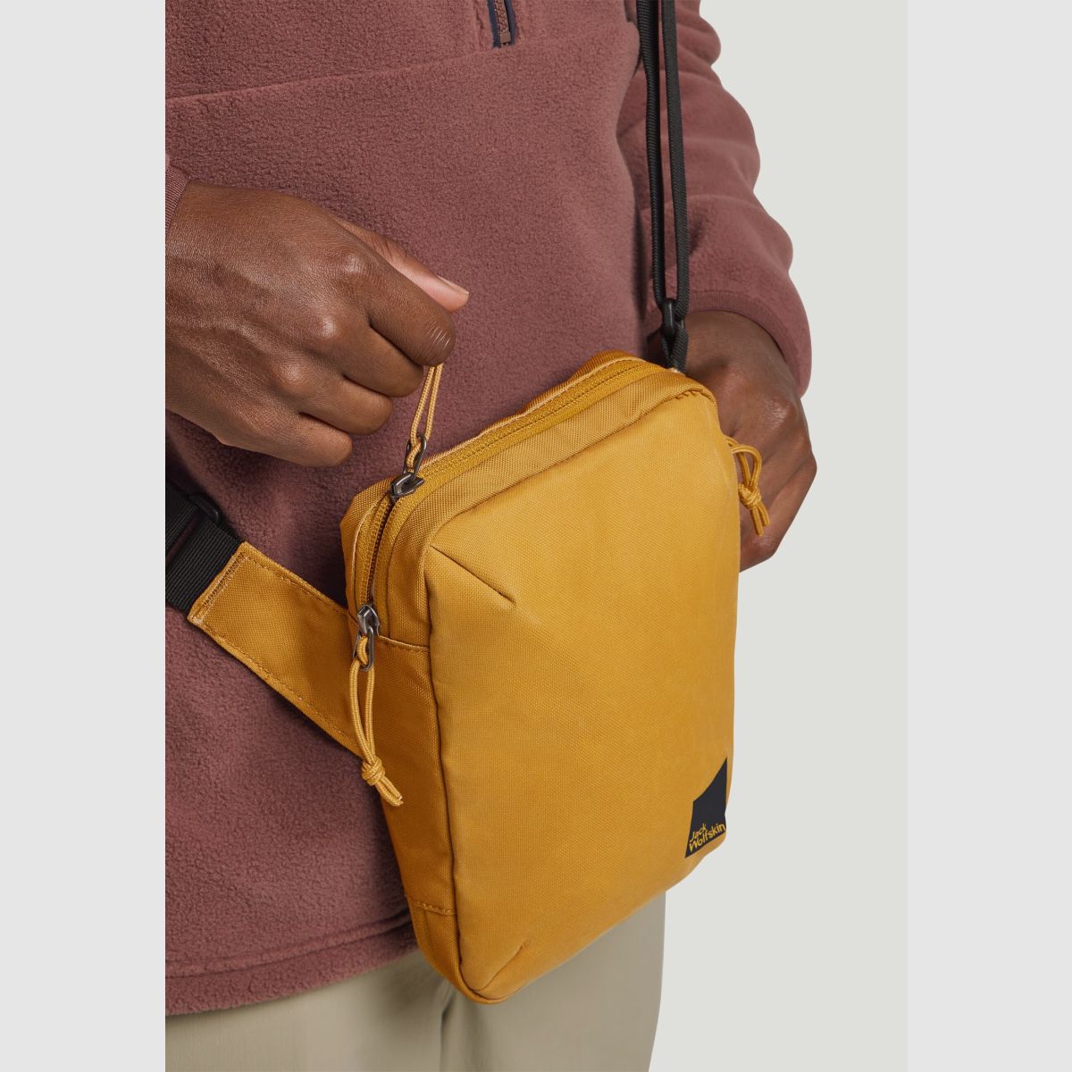 JACK WOLFSKIN Konya Organizer Umhängetasche Salted Caramel