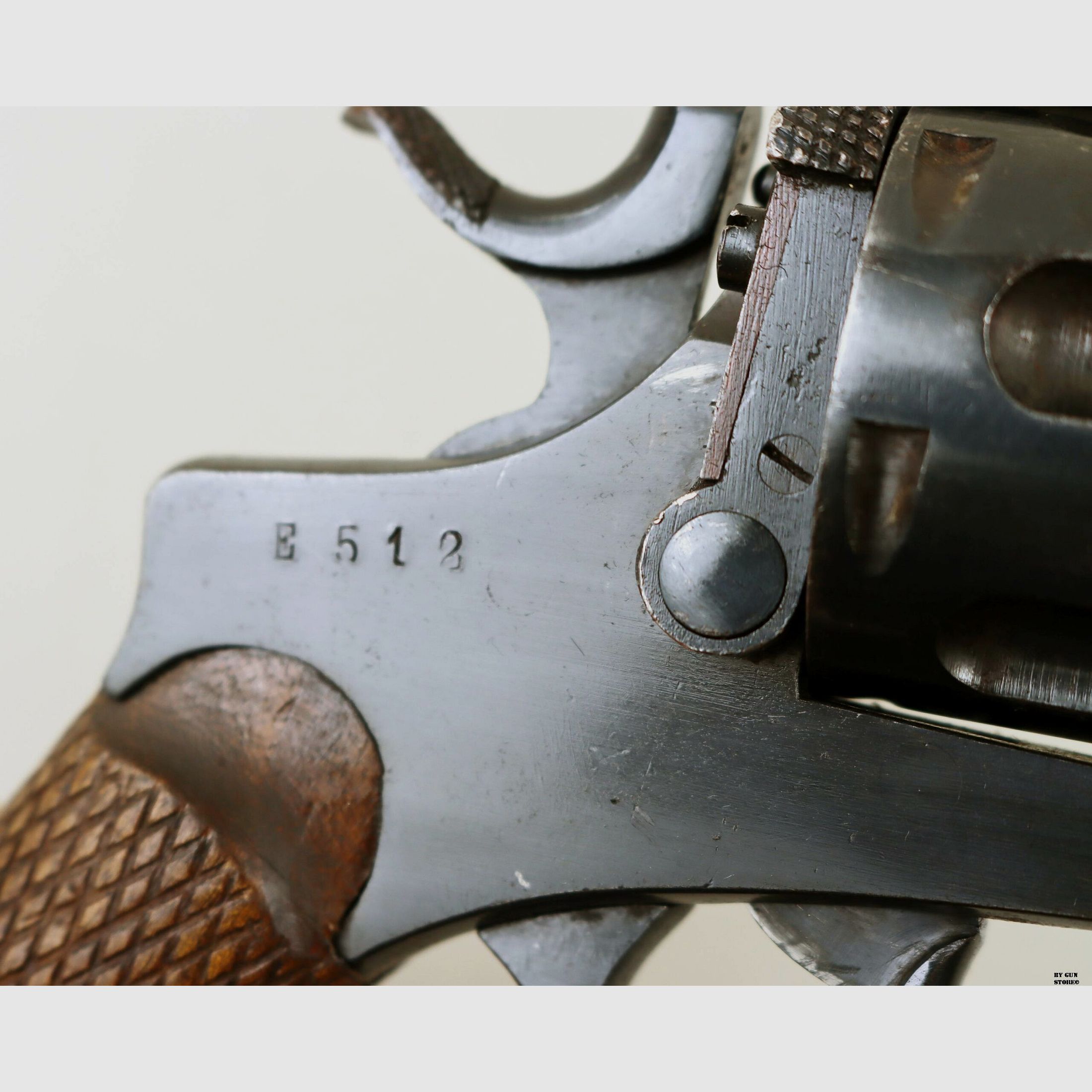 Revolver Napoleone & Vittorio Castelli mod. 1889 Kal. 10,4 Ser.Nr. E512, Bild 7 von 8