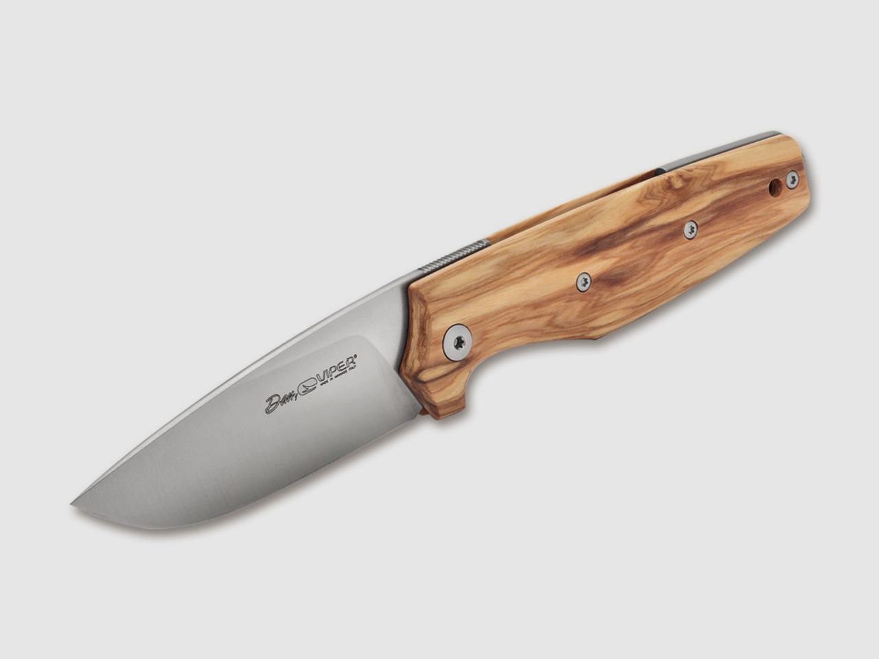 Pocket Knife Dan1 Olive Wood