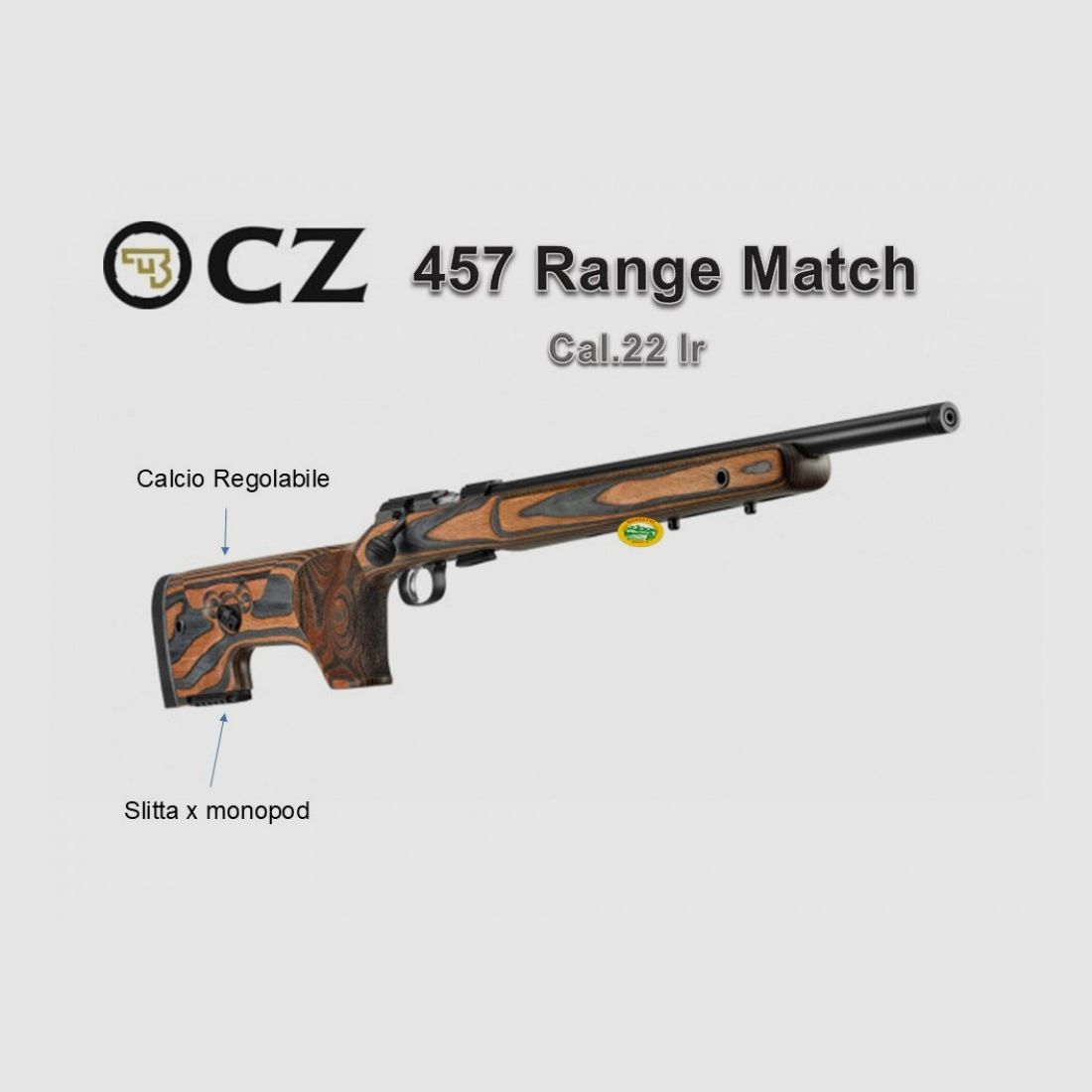 CZ 457 RANGE Kal.22 lr