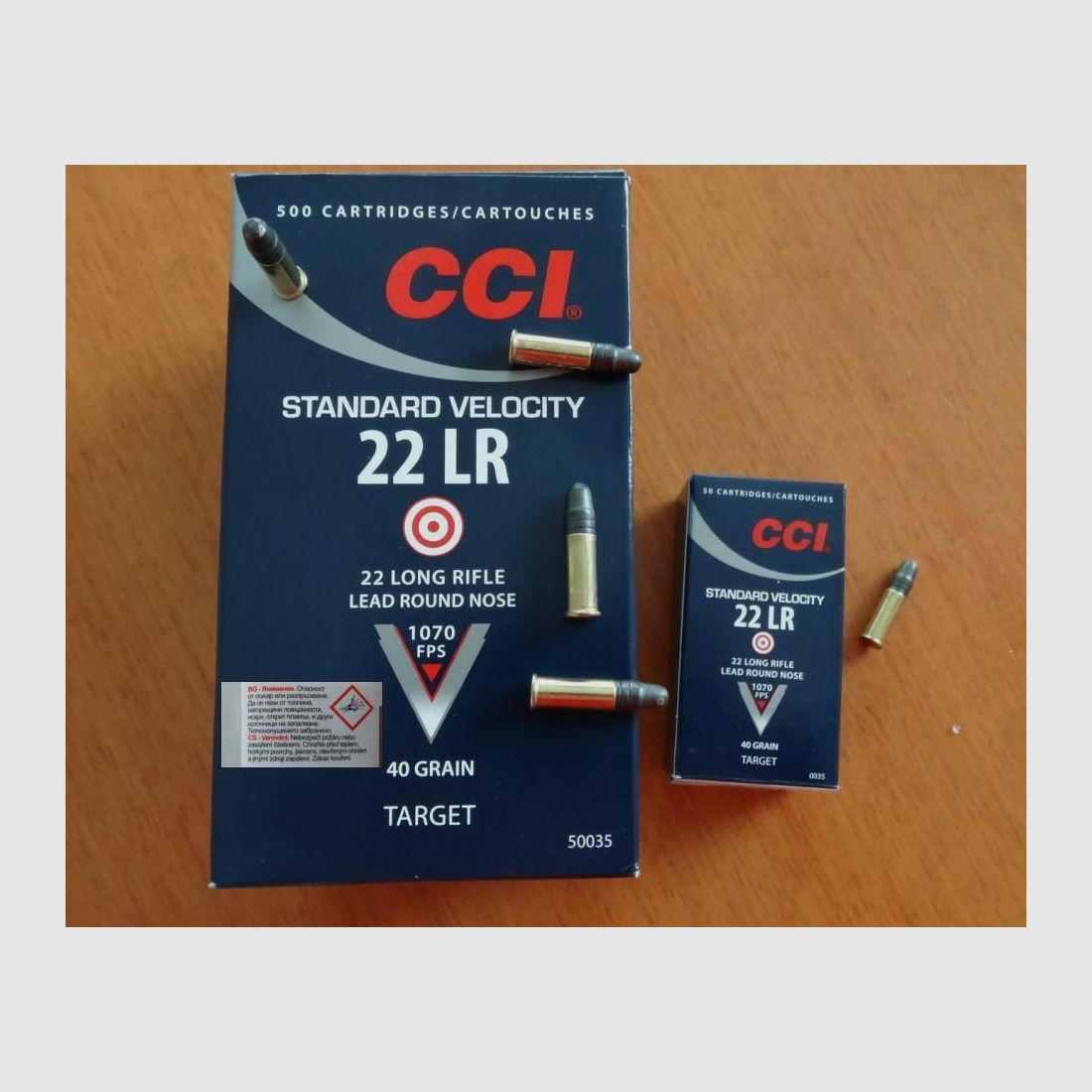 CCI, CCI, Munitions ; CCI-Vitesse Standard Cible .22 LfB