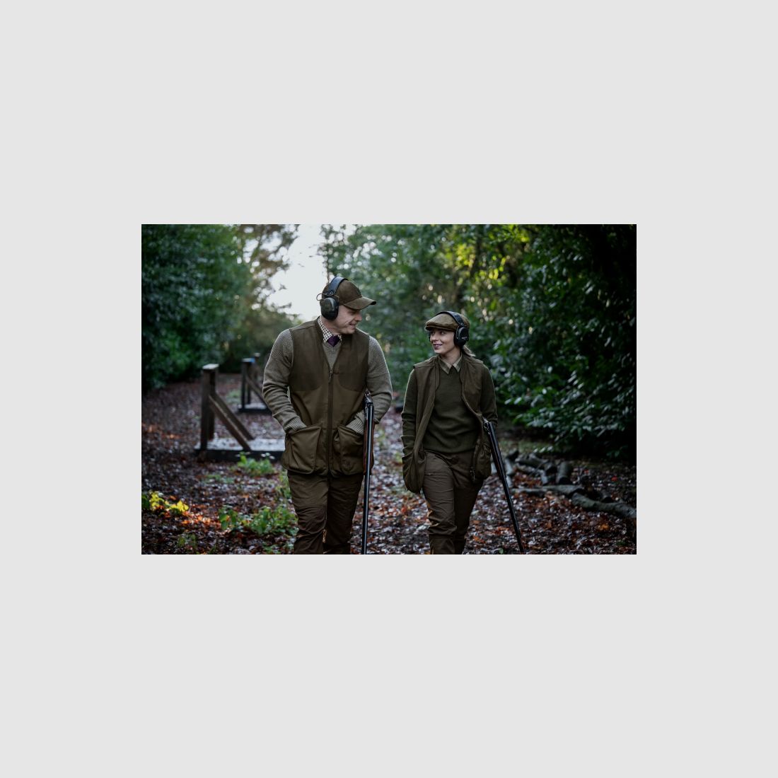 Härkila Skye Hunting Shooting Vest Willow Green/Shadow Brown, image 8 of 8