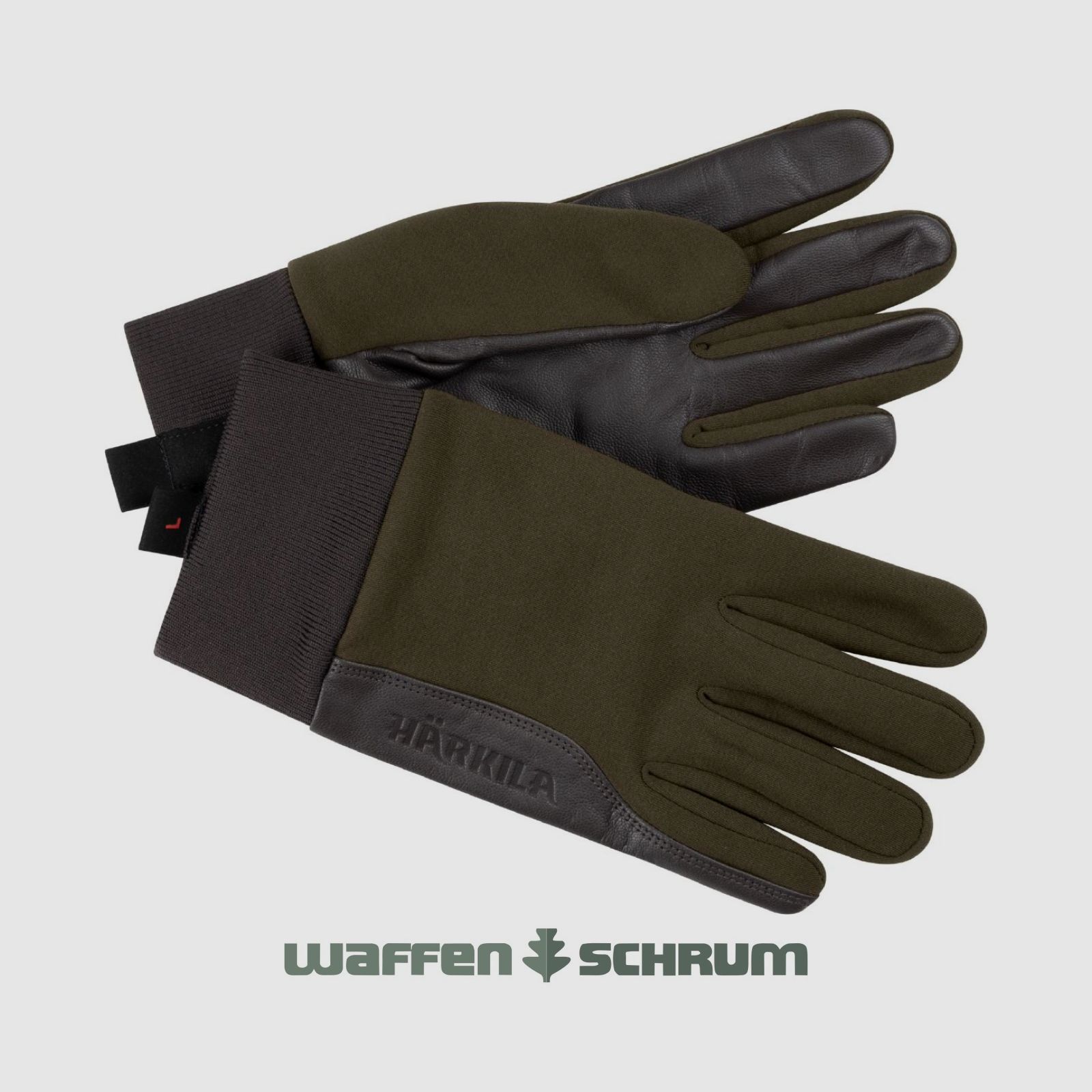 Härkila shooting gloves Driven Hunt Willow green/ Shadow brown