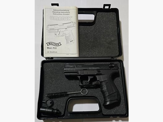 Walther P22 Classic modelo antiguo 9mm PAK pistola de fogueo