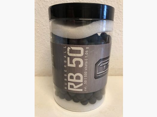 Umarex T4E pallini di gomma calibro .50 neri, scatola aperta