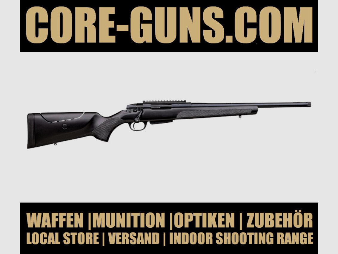 Brenner BR20 polymer with adjustable cheek piece repeating rifle 308Win 51cm barrel length including case and additional magazine - Ready to Hunt - RRP: 799€