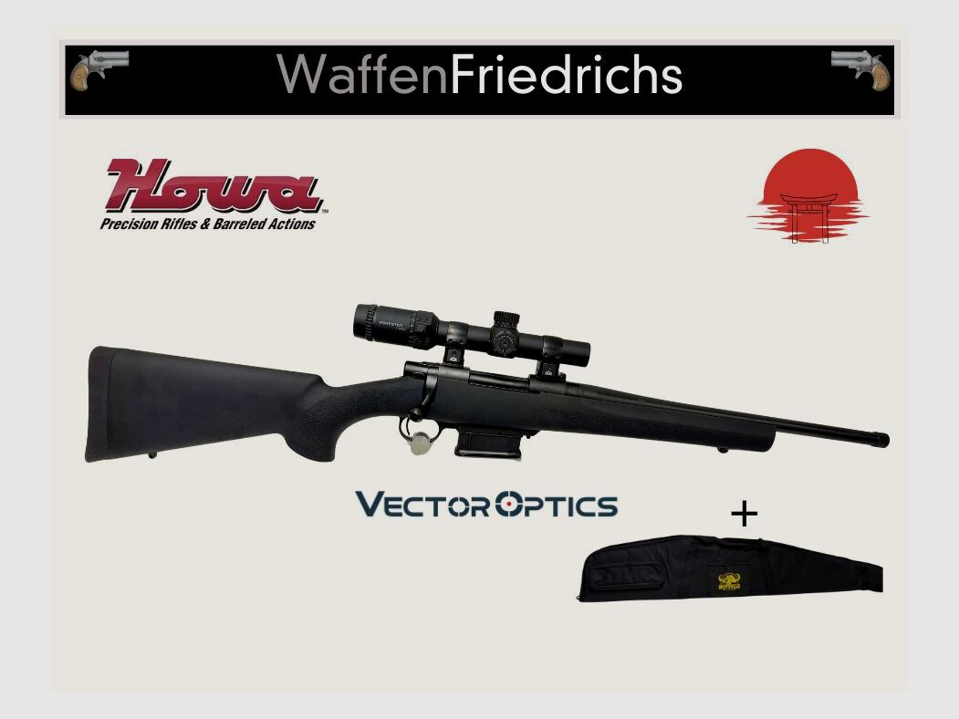 HOWA M1500 Hogue "The Short Samurai Standard" - Komplettangebot - Waffen Friedrichs
