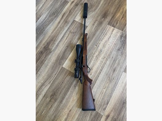Haenel Jaeger 10 Komplettset inkl. Zielfernrohr und Schalldämpfer 