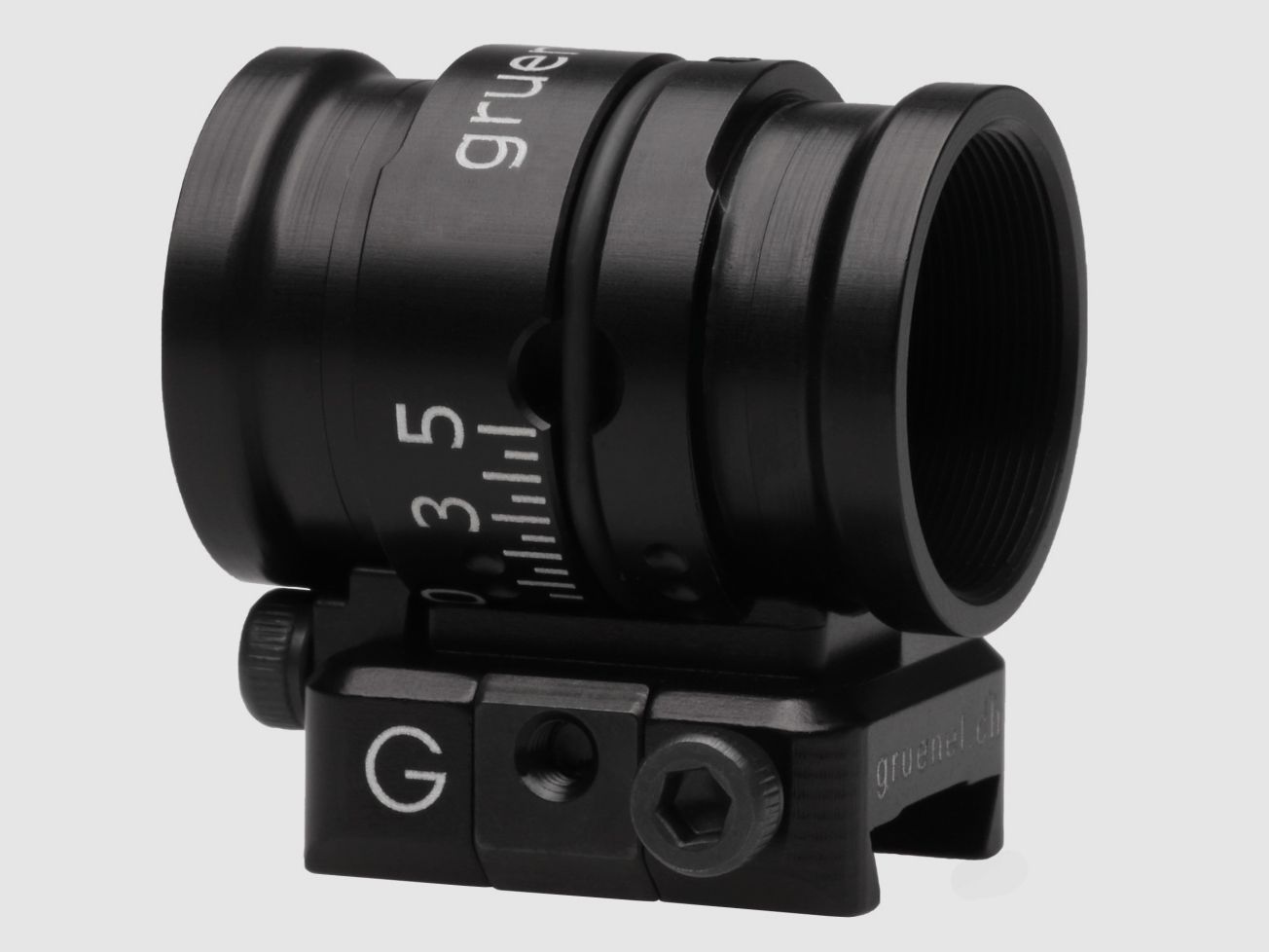 G+E Korntunnel kurz mit Fuss M18 Länge 30mm