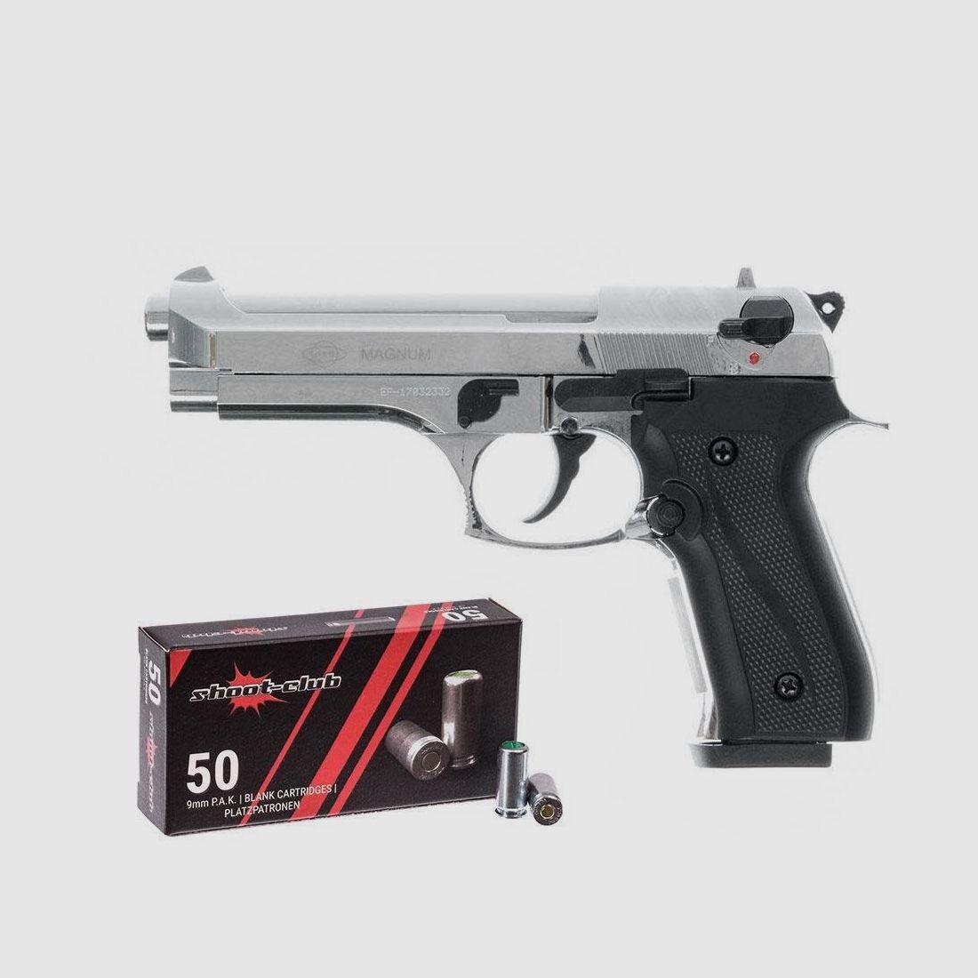GSG Ekol Firat Magnum pistola a salve nichelata 9mm