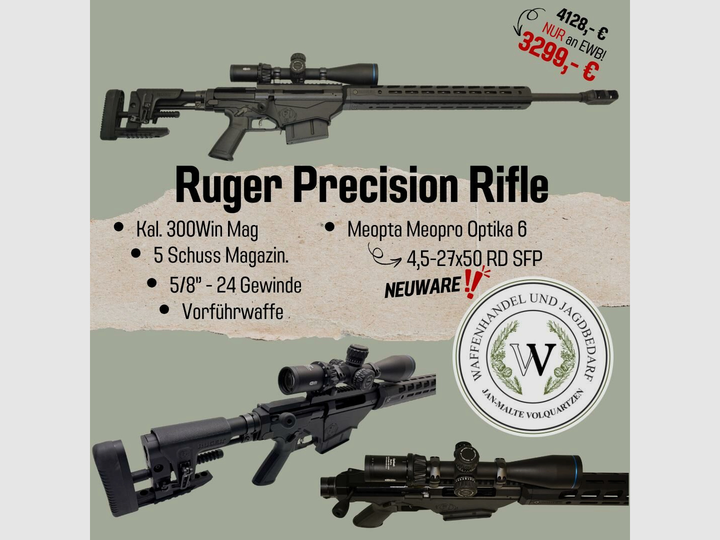 Ruger Precision Rifle 300WinMag