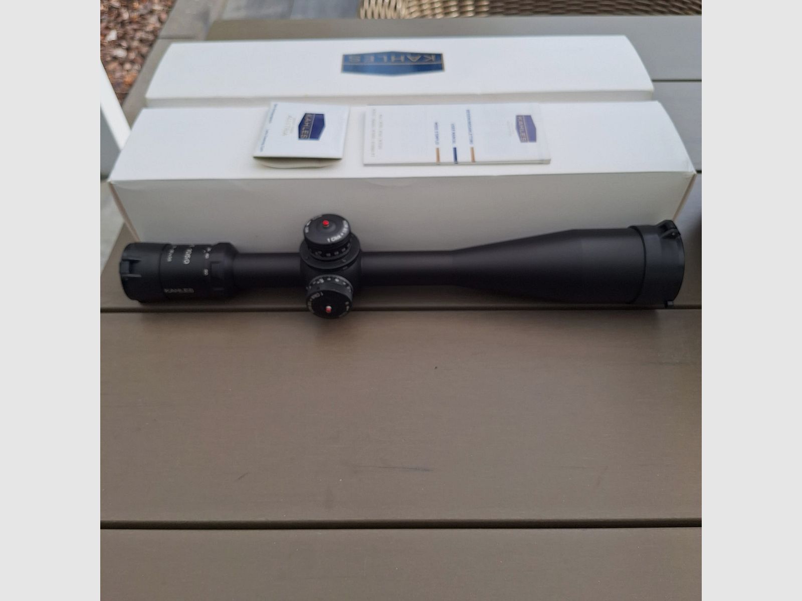 Kahles K1050 scope in 10-50x56mm