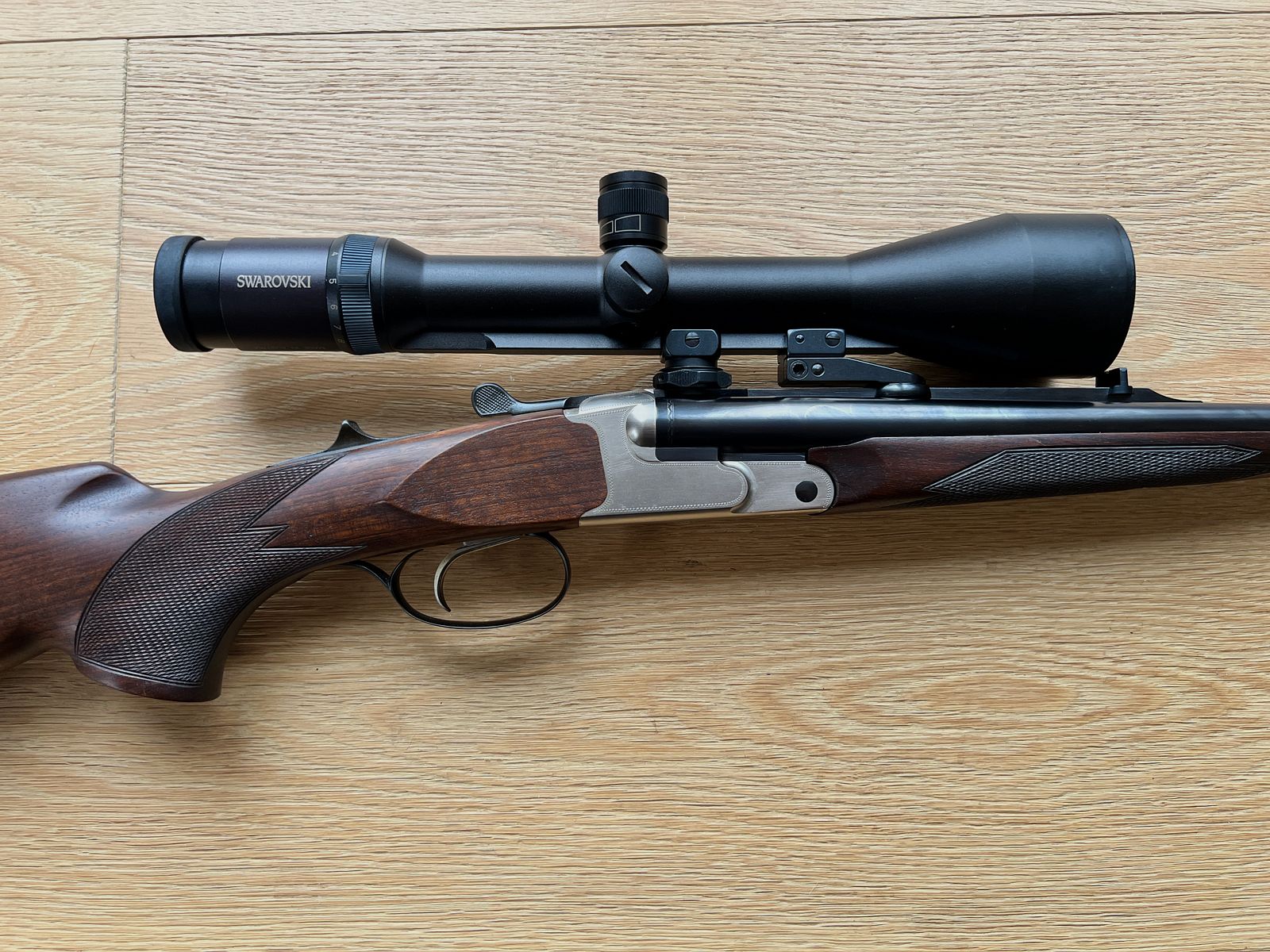 Krieghoff Classic in 9,3x74R mit Swarovski Habicht