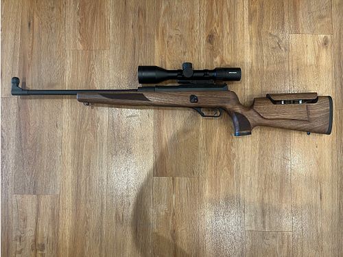 HK SL7 .308 Win z regulowanym podparciem i Minox ZX5 2-10x50