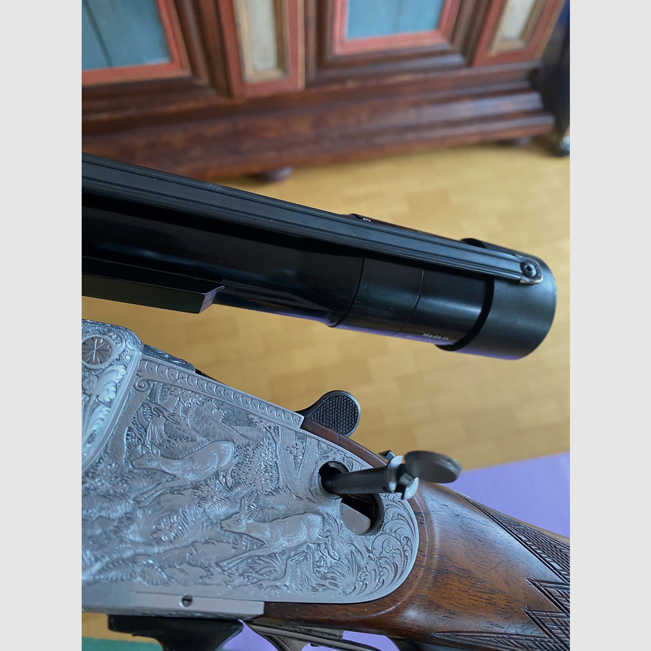 Bockbüchsflinte Krieghoff Ulm Primus mit Wechsellauf Kaliber 16/70