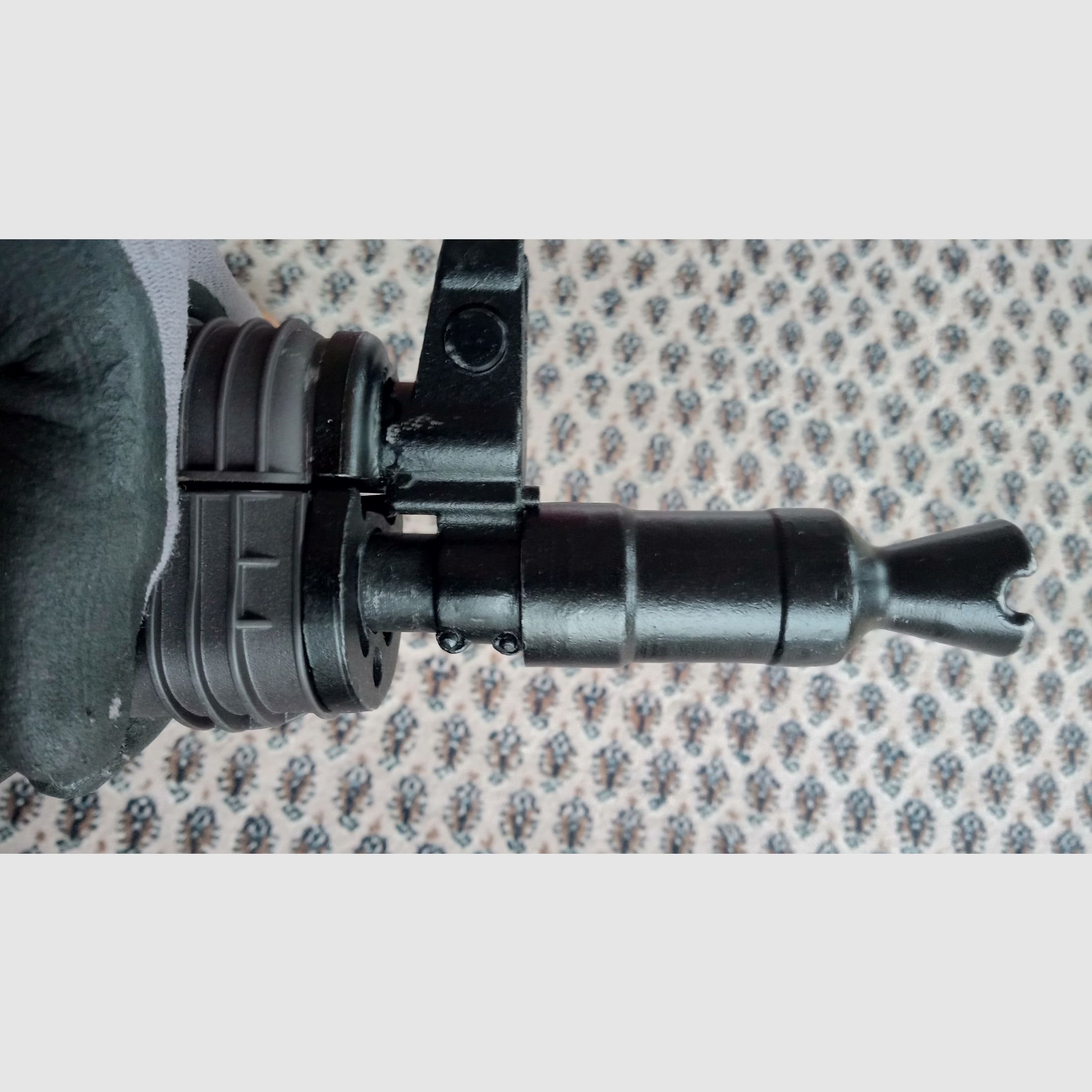 Vollstahl Co2 Yunker AKS-74u Deko von MWM Gillmann mit echten Teilen wahlweise mit Plum   // AKSU Krinkov / russ-guns-de / 4,5mm BB