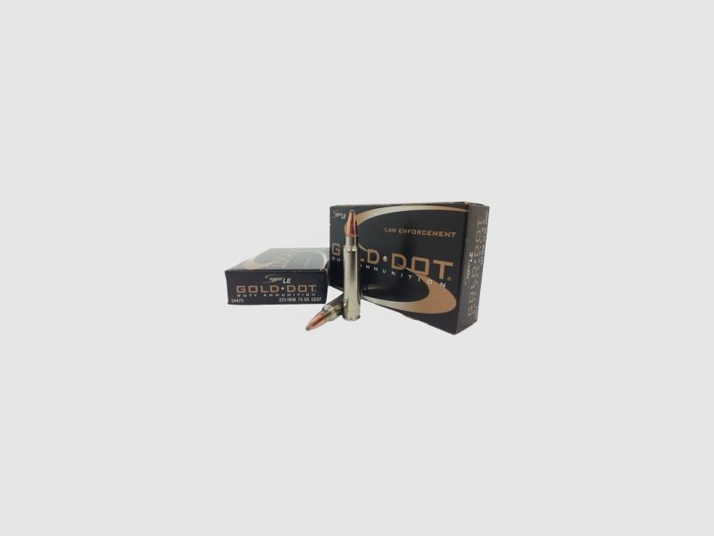 Speer Gold Dot .223 Rem. 75GR GDSP 20 Patronen