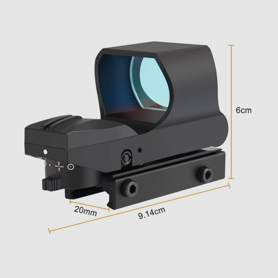 Feyachi RS-30 Red Dot - Red dot sight for Picatinny - 4 different reticles - red