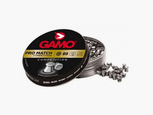 Vlakke kop luchtgeweer kogels Gamo PRO MATCH COMPETITION kal. 4,5 mm 7,56 gr