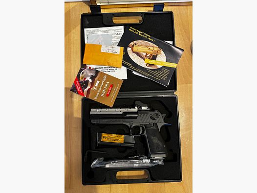 Dessert Eagle 50 AE mit Wechselsystem .44 beides wenige Schüsse