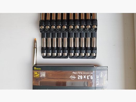 RWS HIT 9,3x62 SHORT RIFLE, 21 Patronen