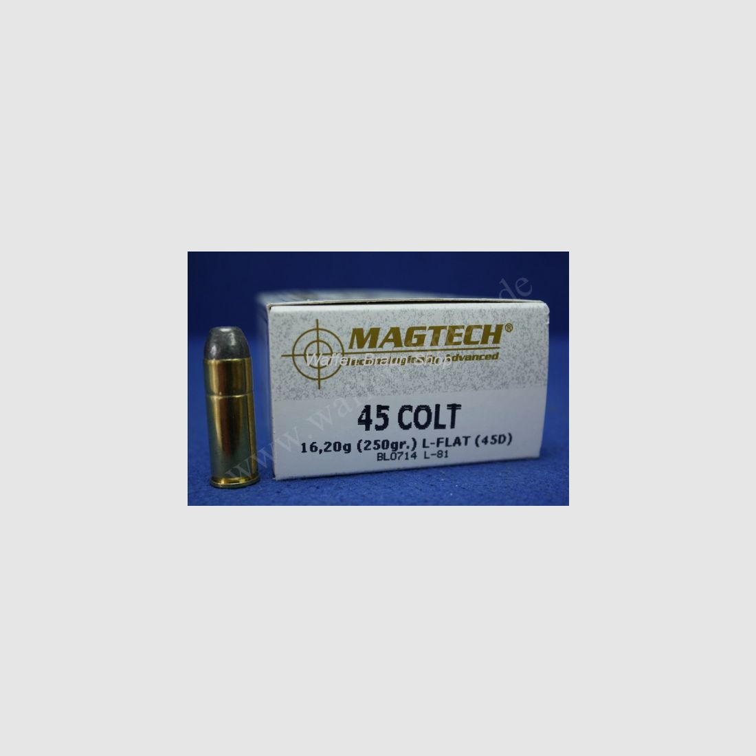Magtech.45COLT LFN 250GRS A50 #45D