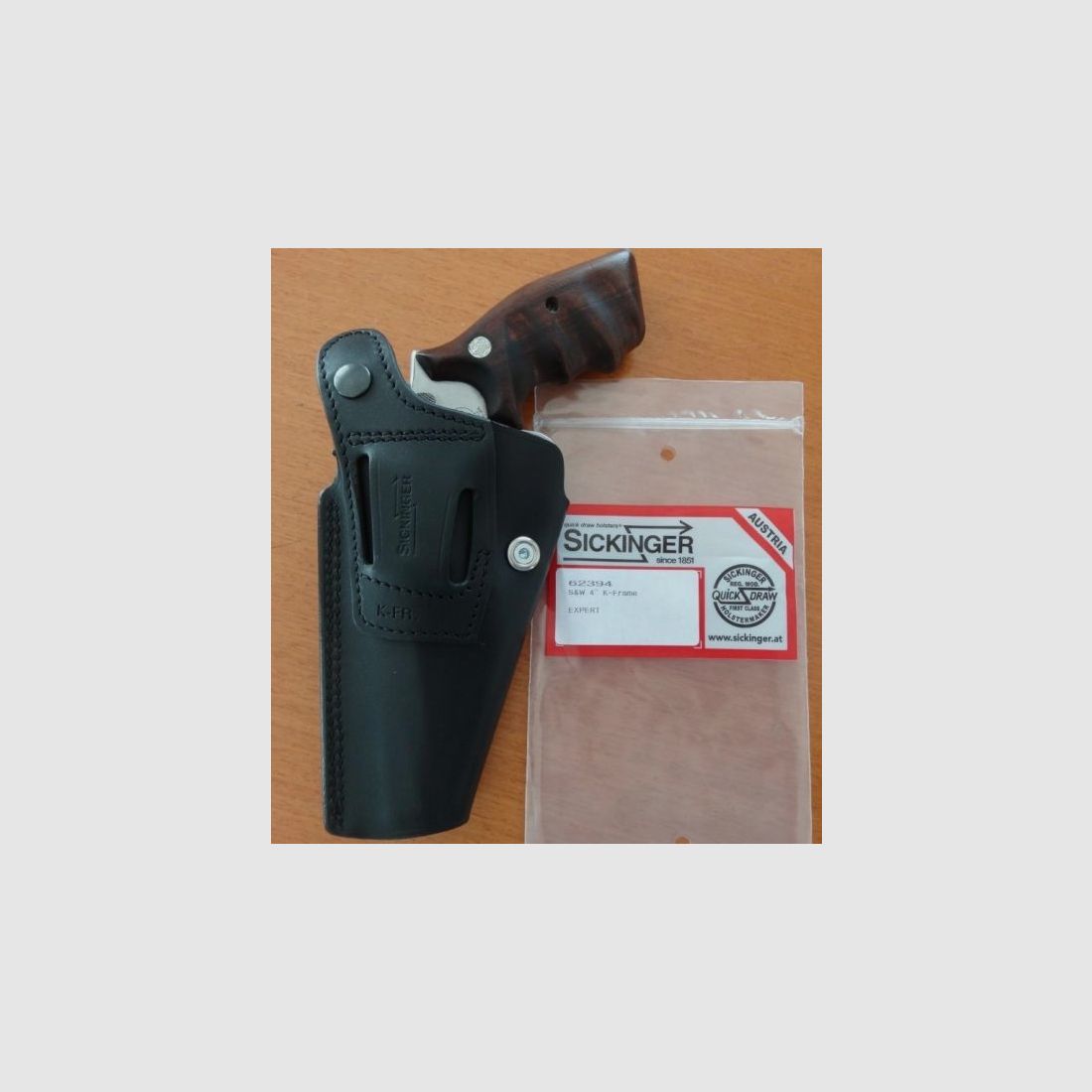 Sickinger Sickinger Holster EXPERT schwarz für Revolver S&W 4" K-Frame