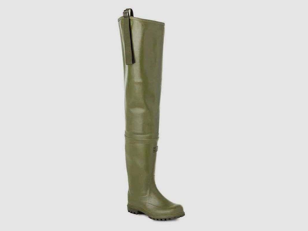 Grüne Oberschenkelstiefel Trento, Bild 2 von 3