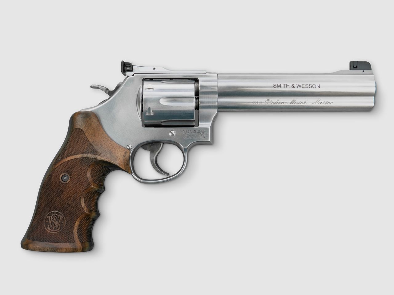Smith & Wesson Revolver 686 Match Master 6" .357 Mag. Stainless, image 2 of 7