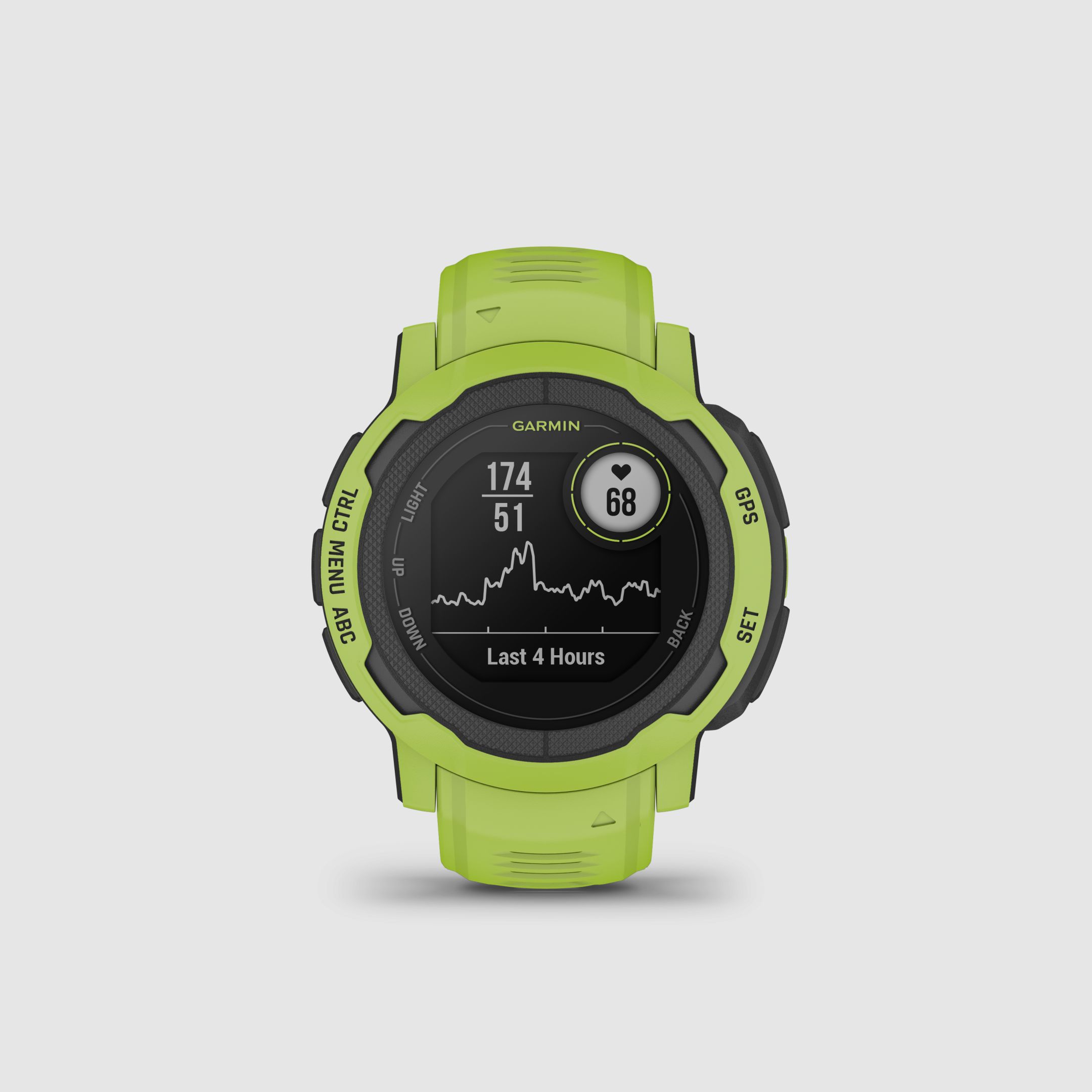 Garmin Instinct® 2 Citron avec bracelet interchangeable en silicone de 22 mm