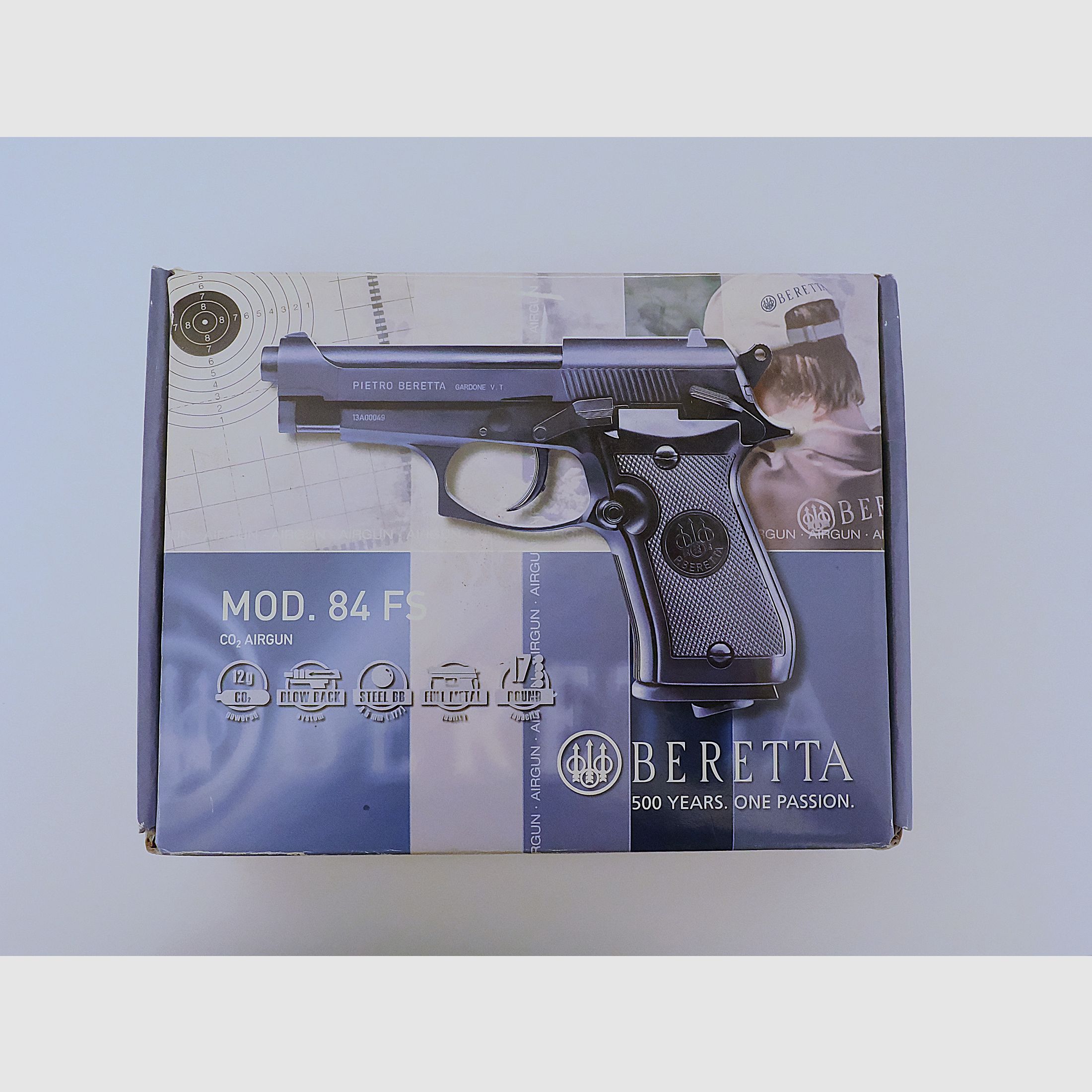 CO2-Pistole / Luftpistole Beretta 84 FS Kaliber 4,5mm BB