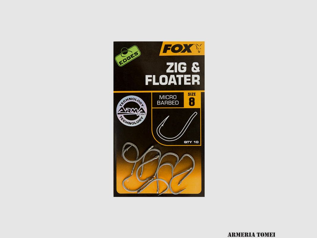 FOX – EDGES™ ARMAPOINT ZIG & FLOATER SIZE 8 (10 pcs), image 1 of 2
